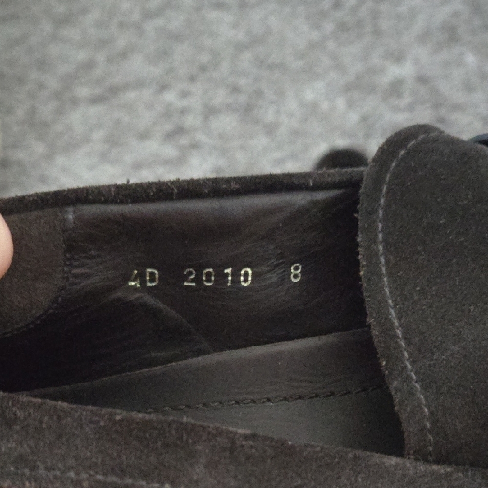 Men's Black Suede Loafers